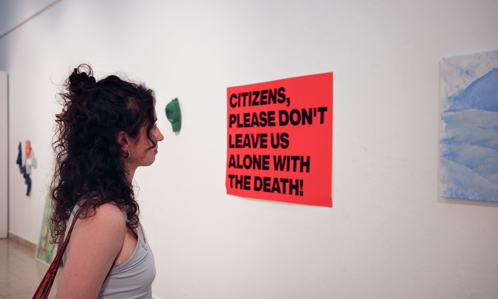 Photo from “Elusive Now” exhibition and Rundgang , UdK, 2024