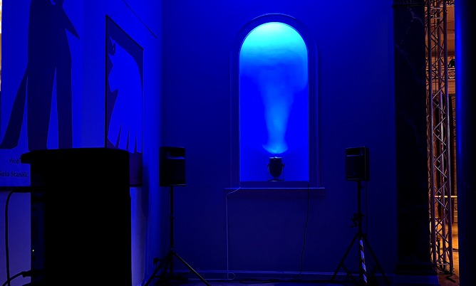 Installation view in Theater Magdeburg, 2024
